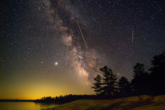 "Perseid Meteor Shower Double Strikes", by Jonathan Sau, 10th place tied